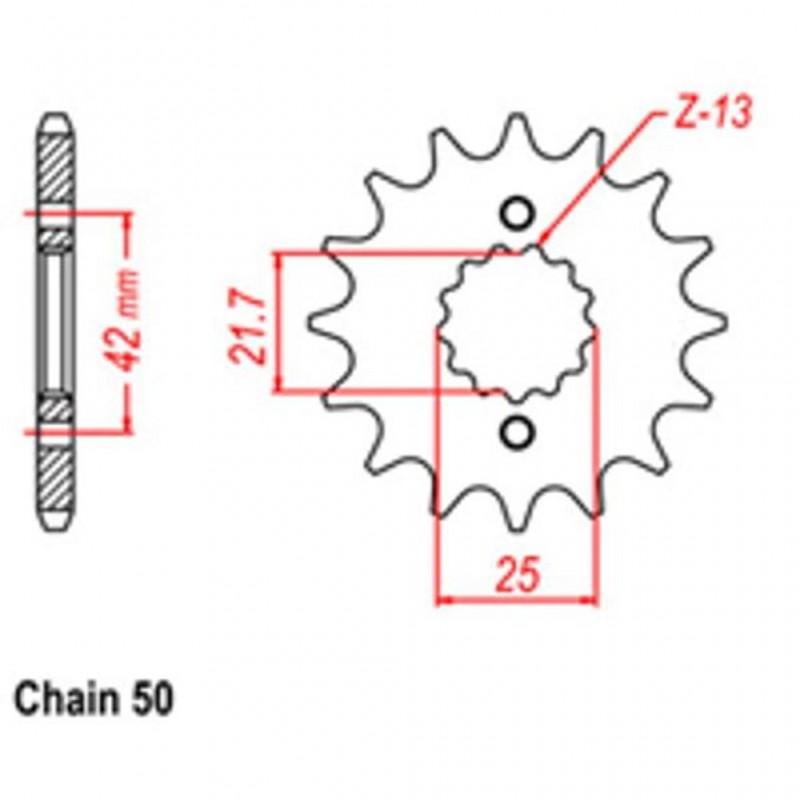 Front Sprocket YAM/KAW/SUZ 530
