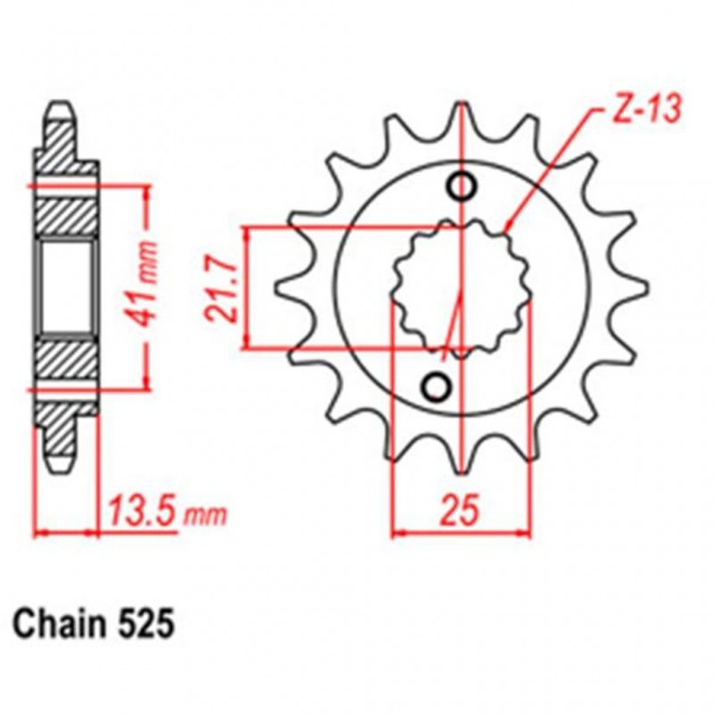 Front Sprocket HONDA 525