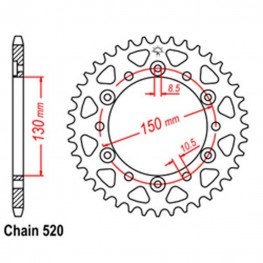 Rear Sprocket HONDA 520