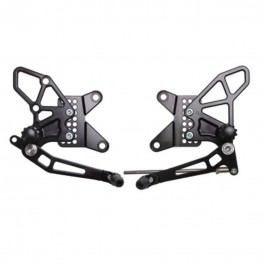 VORTEX Rear Set KAW ZX-6R 13-19 Black