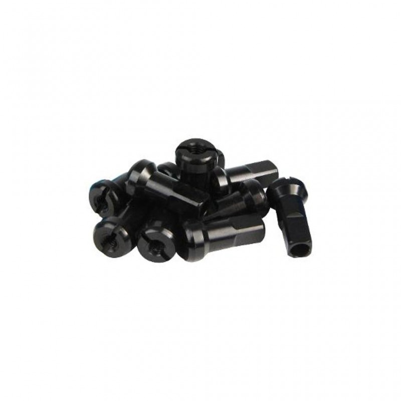 SPOKE Nipple Alloy Rear Black 8G