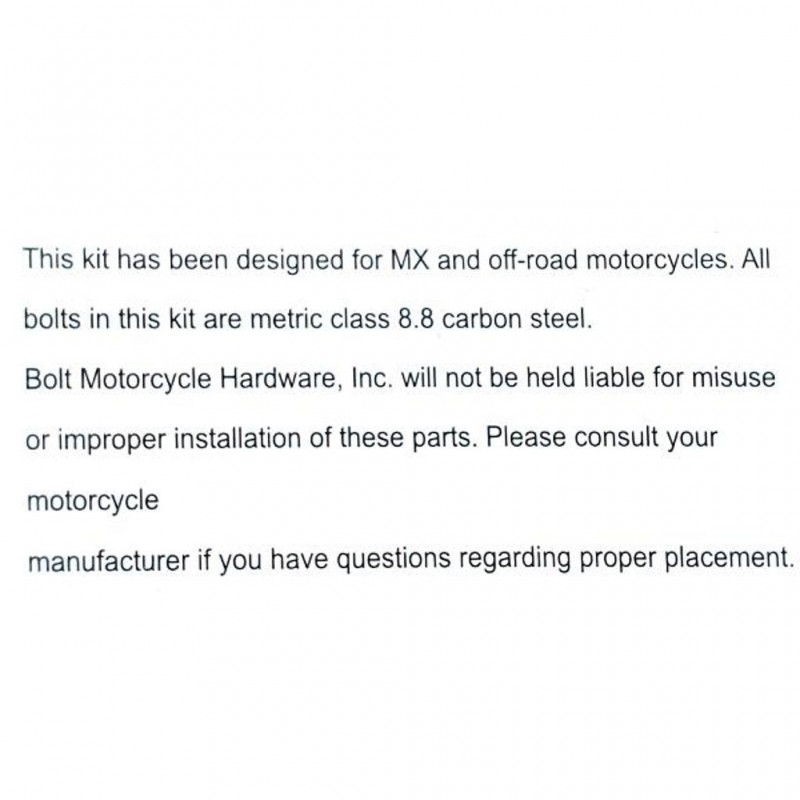 States MX Track Pack Bolt Kit Off Road Jap 51pc