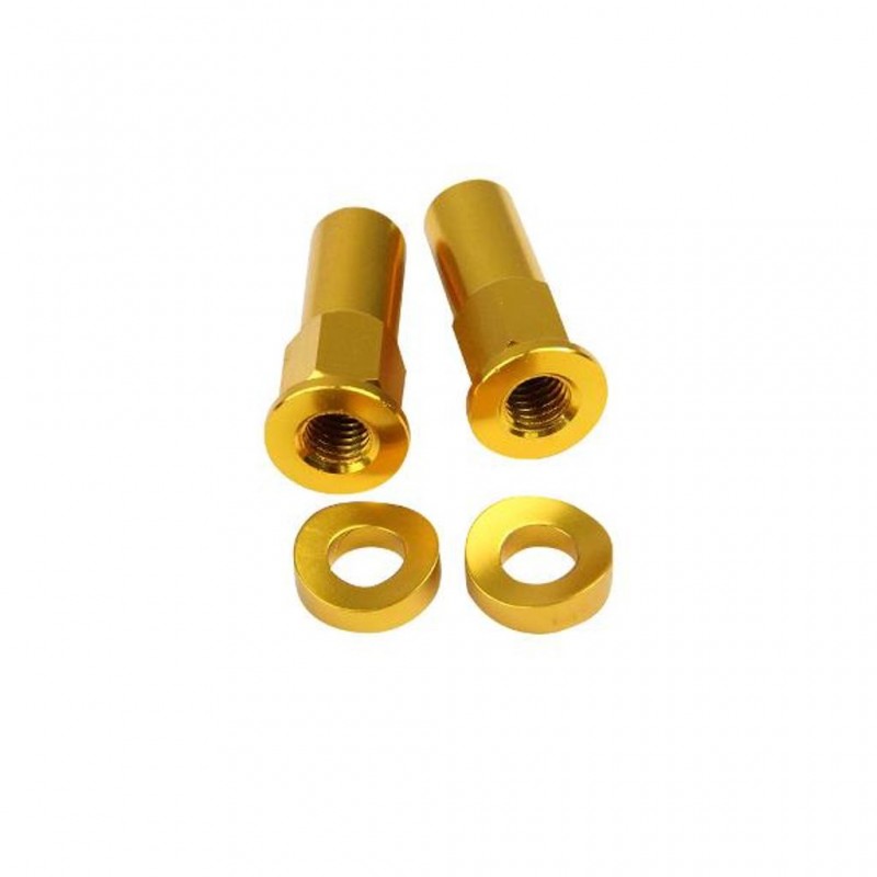 STATES MX Rim Lock Nut Kit Gold
