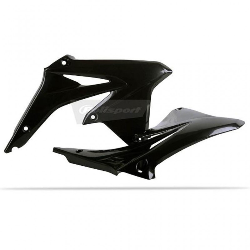 Radiator Scoops SUZ RMZ450 08-17 Black^