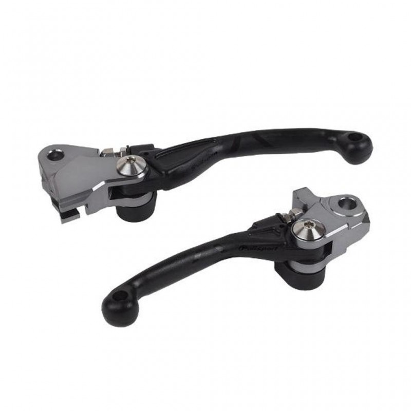 Folding Lever Set KAW KX250F KX450F Black^