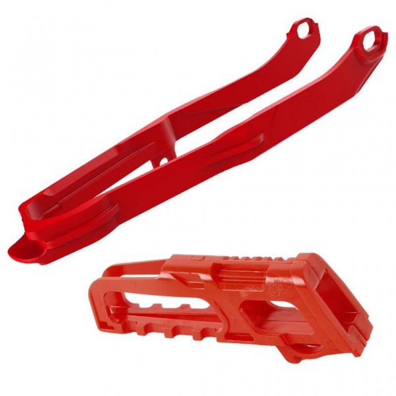 Chain Guide & Slider Kit HONDA Red*