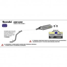 ARROW SUZ Link Pipe Stainless Steel