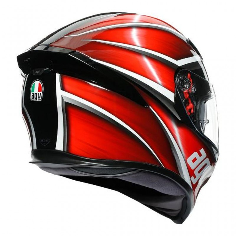 AGV K-5 S Tempest Black/Red