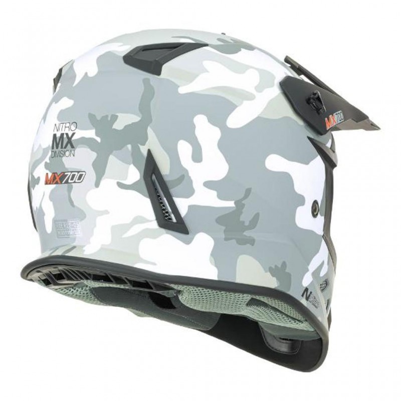 NITRO MX700 YOUTH MATT CAMO/WHITE