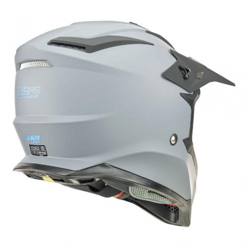 NITRO MX760 Satin Gunmetal/Blue Logo