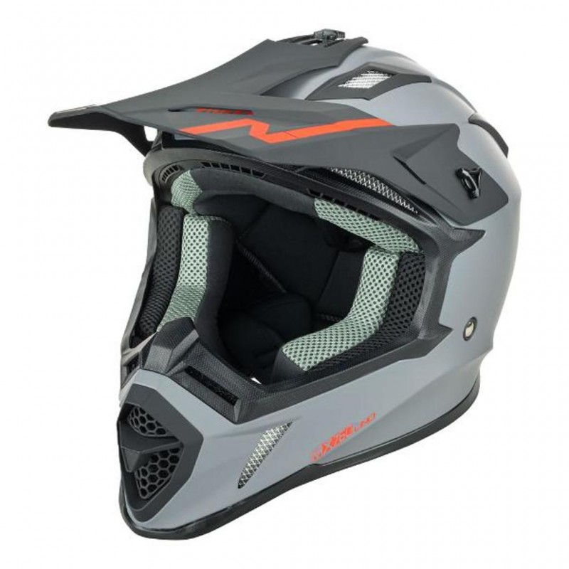 NITRO MX760 Satin Gunmetal/Red Logo