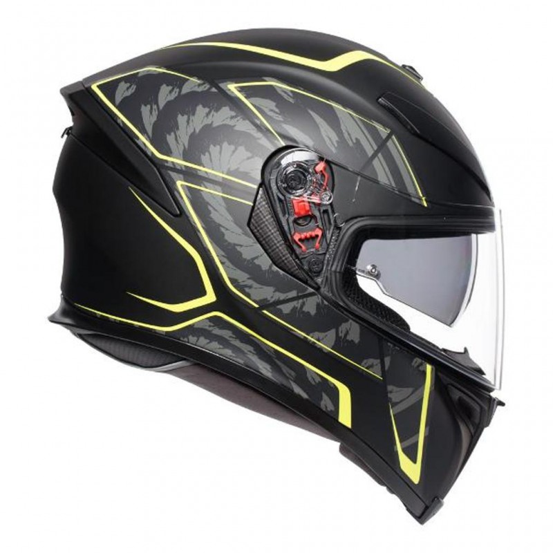 AGV K5 S Tornado Matt Black/Yellow Fluo