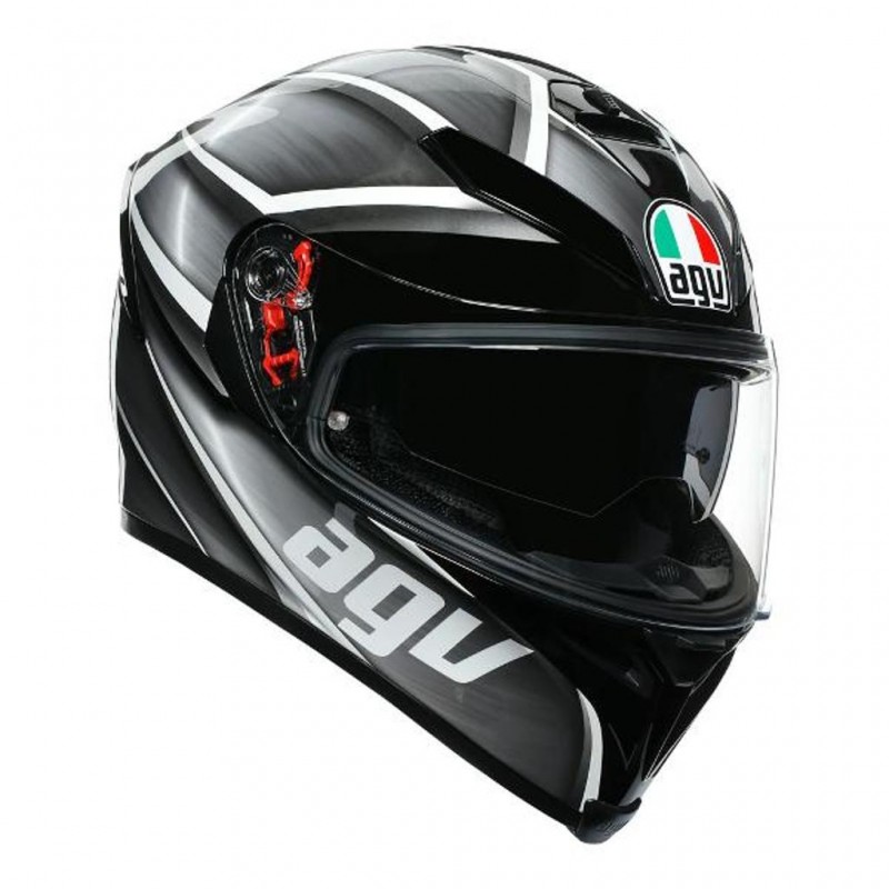AGV K-5 S Tempest Black/Silver