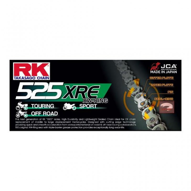 RK 525XRE x 124L XW Ring Chain RL
