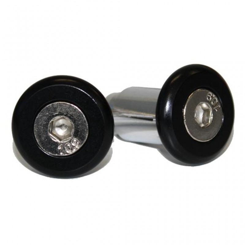 Handlebar Ends Alloy 30mm Black