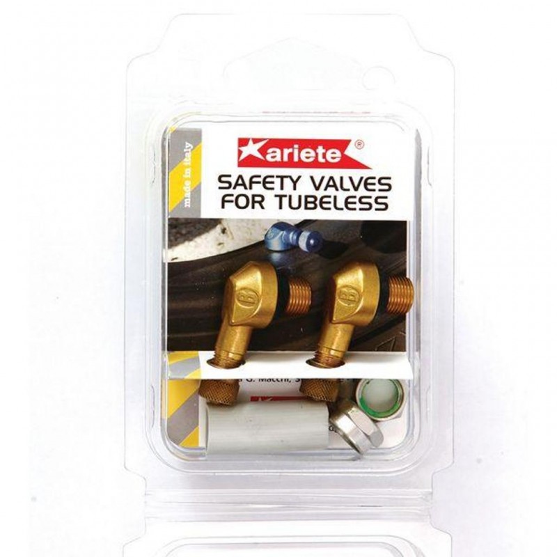 ARIETE Valve Stem TL 11.3mm Pair Gold