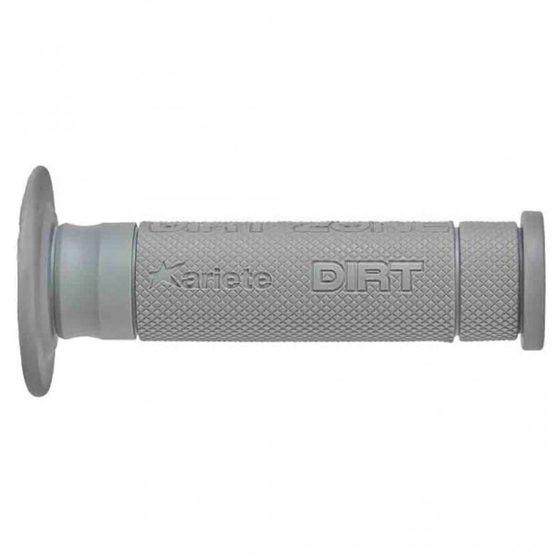 ARIETE Hand Grips Dirt Zone 135mm Open End Grey