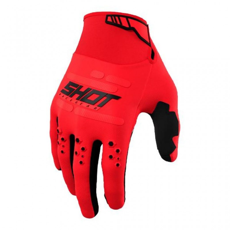 SHOT Gloves Vision Red
