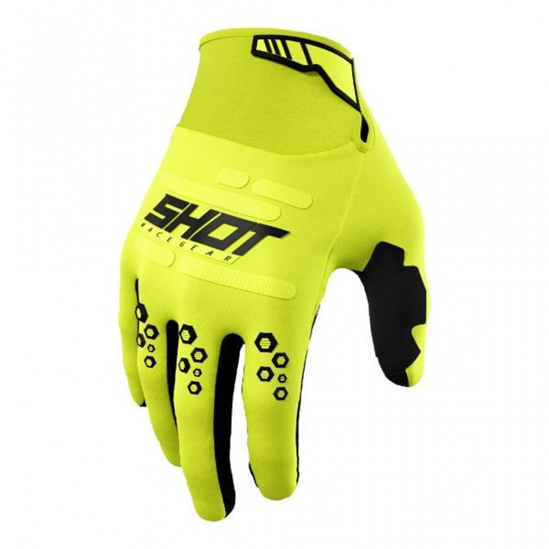 SHOT Gloves Vision Neon Yellow