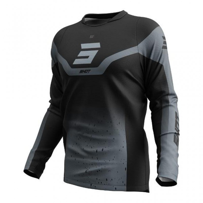 SHOT Jersey Devo Blast Black/Grey