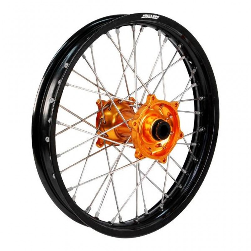 STATES MX Rear Wheel KTM 18x2.1.5 Black/Orange/Silver