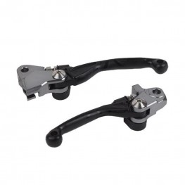Folding Lever Set KAW KX250F / KX450 Black^