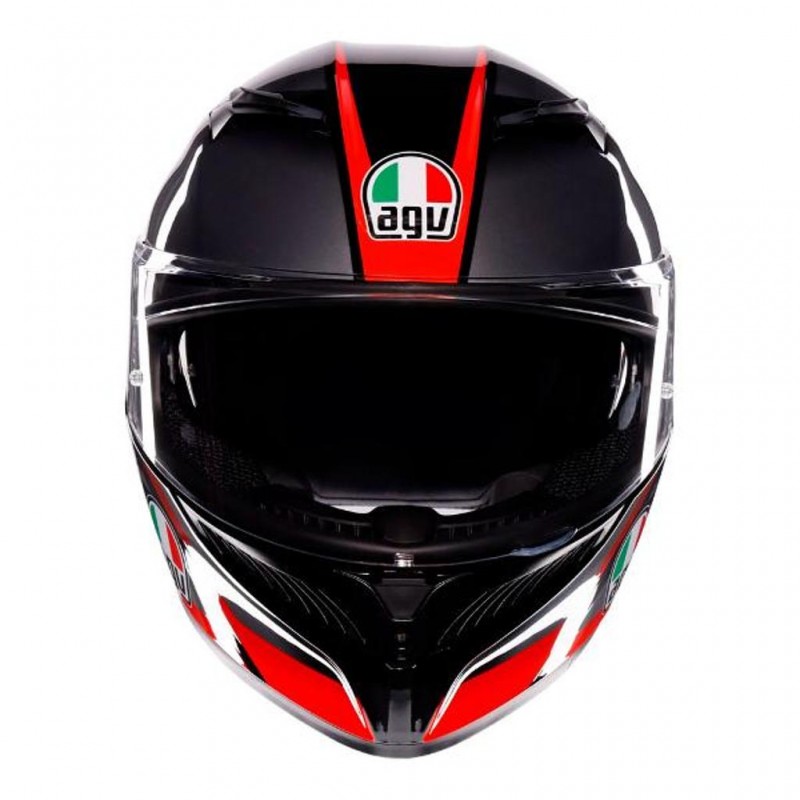 AGV K3 Striga Matt Black/Grey/Red