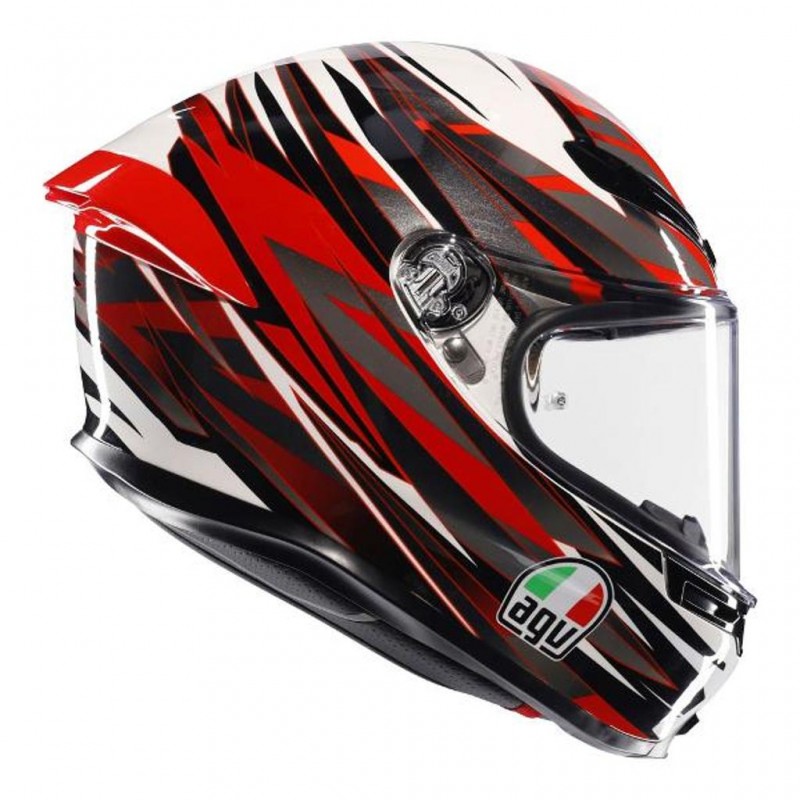 AGV K6 S Reeval White/Red/Grey