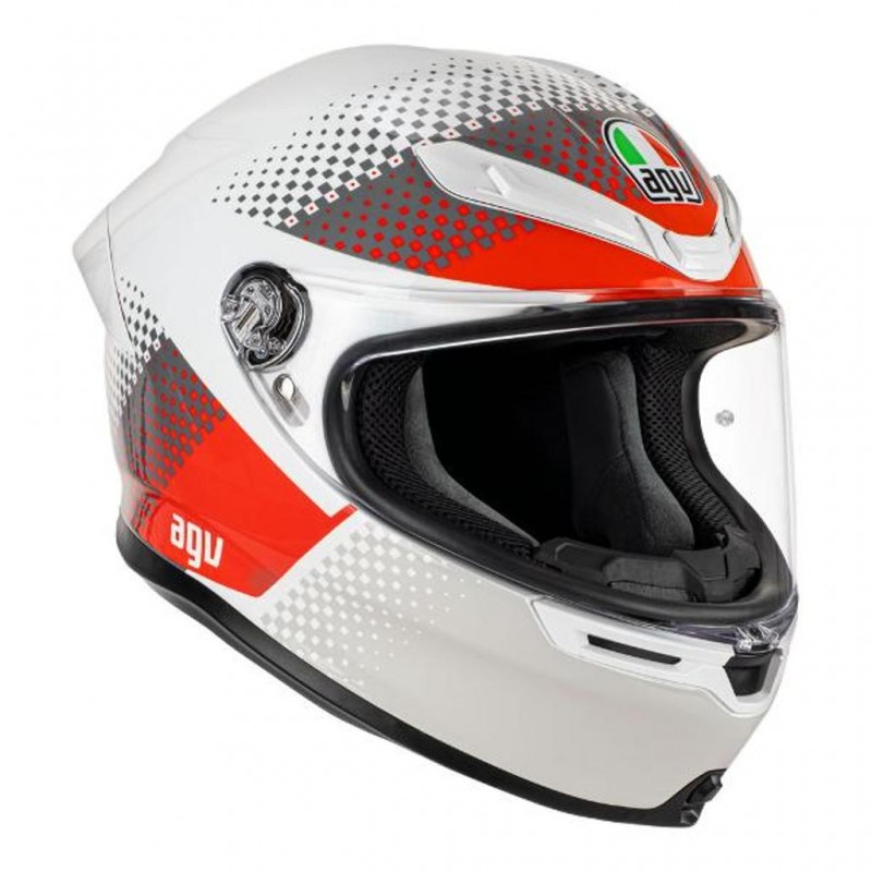 AGV K6 S SMU Fison White/Red/Grey