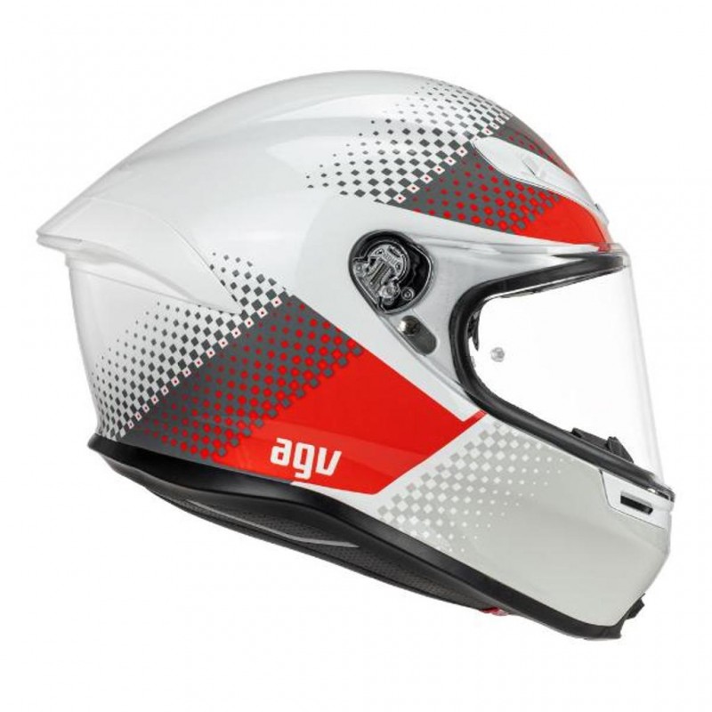 AGV K6 S SMU Fison White/Red/Grey