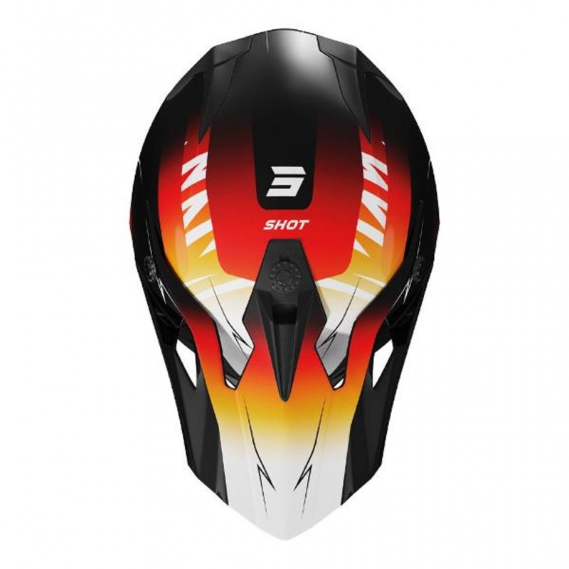 SHOT Kids Helmet Pulse X-Treme Glossy Orange/Red