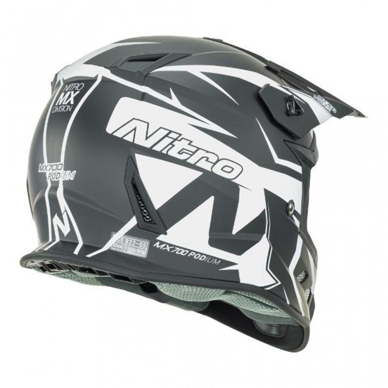 NITRO MX700 Matt Black/White