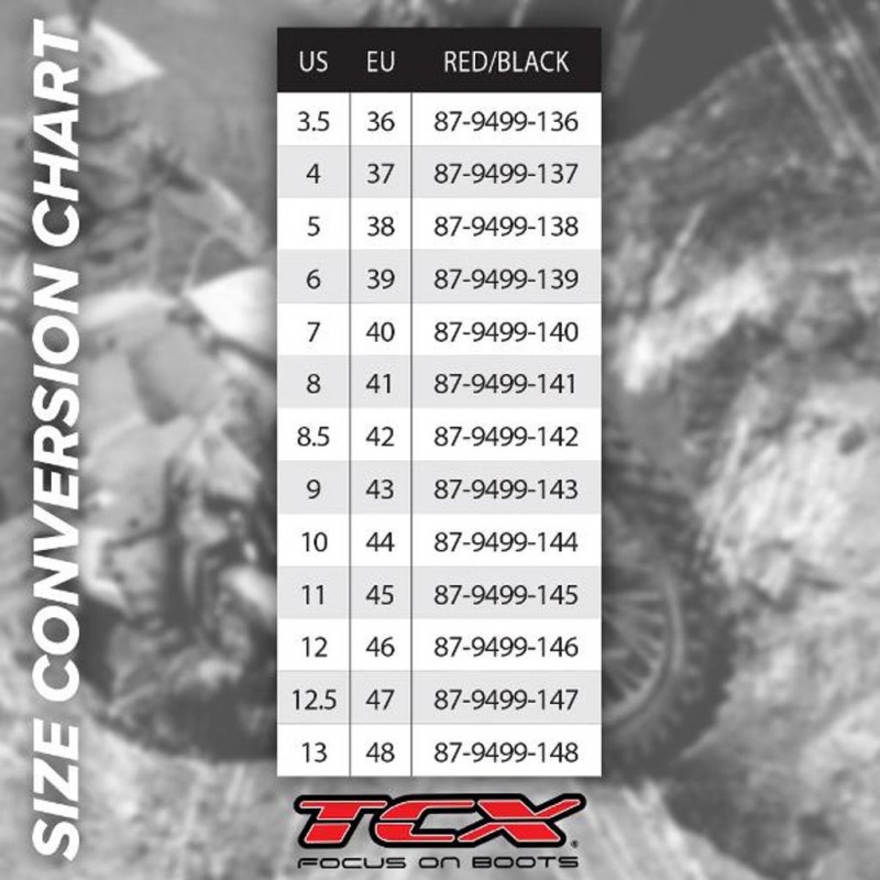 TCX Paddock Red/Black