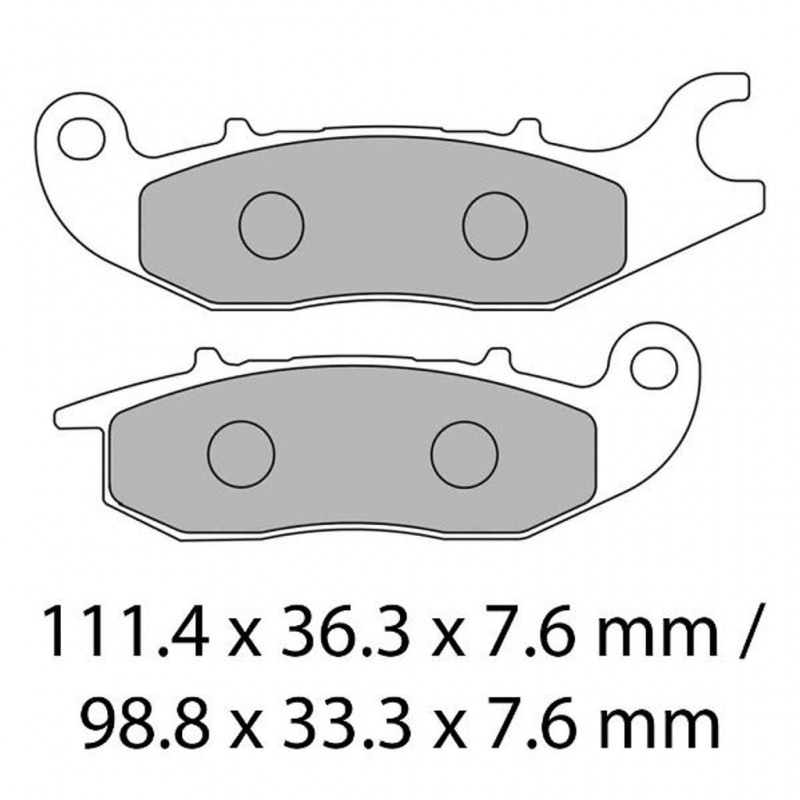 FERODO Brake Disc Pad Set FDB2169EF