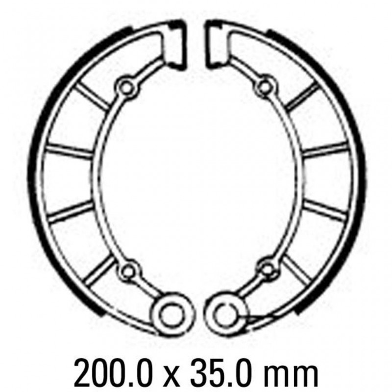 FERODO Brake Shoe Set FSB795