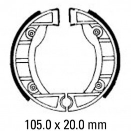 FERODO Brake Shoe Set FSB910*