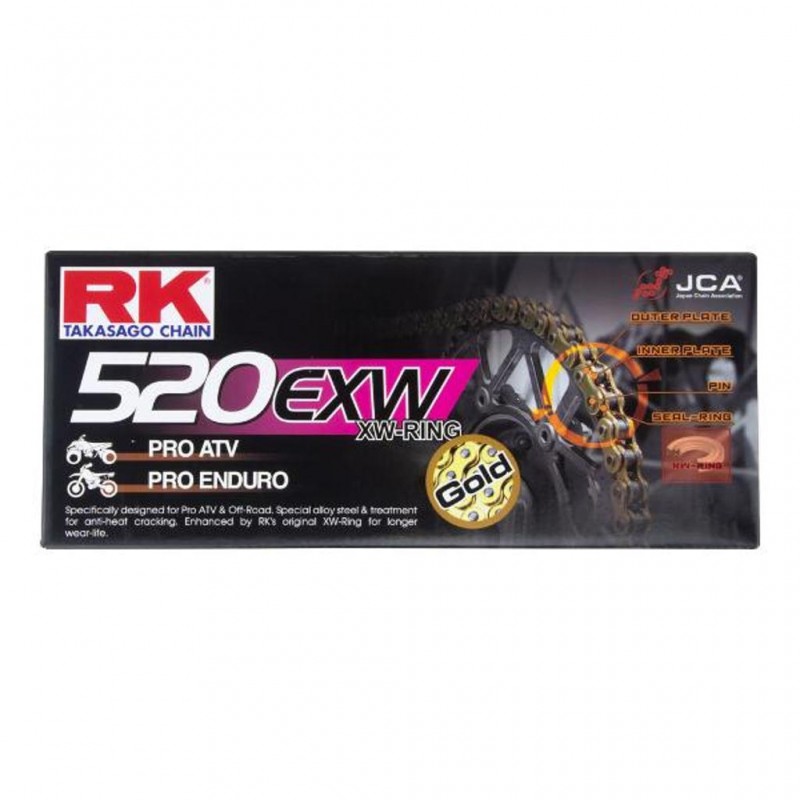 RK 520EXW x 120L XW Ring Enduro Gold