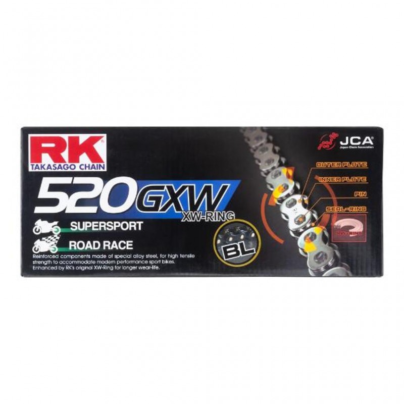 RK 520GXW x 120L XW Ring Chain Black RL