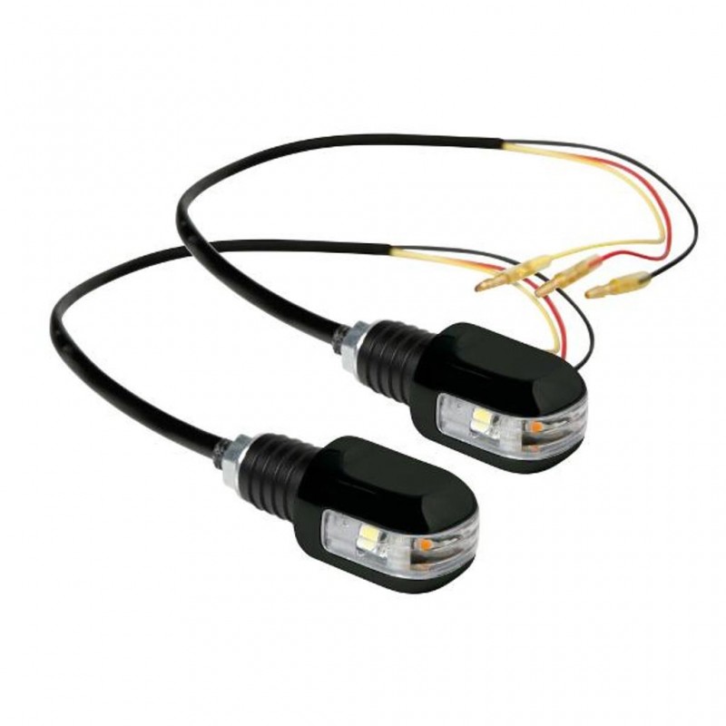 LAMPA Indicators Bar-End LED 12V Black*