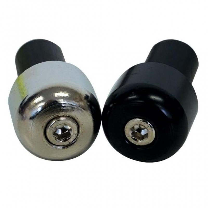 Handlebar Ends Black Steel