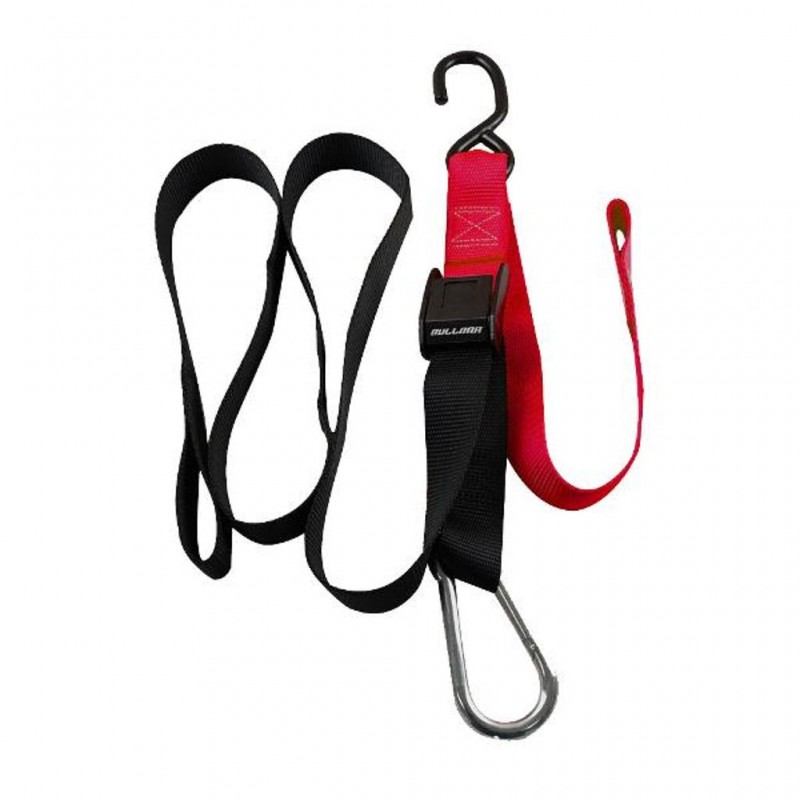 Tie Downs Snap Hook Loop 38mm Red