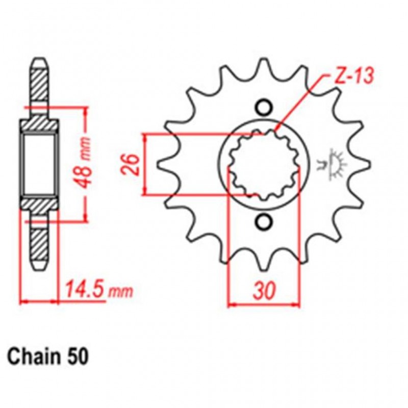 Front Sprocket HONDA 530