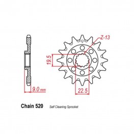 Front Sprocket SUZUKI 520