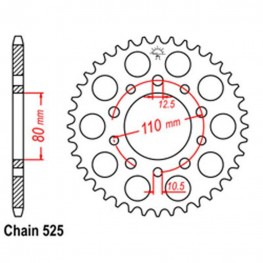 Rear Sprocket HONDA 525