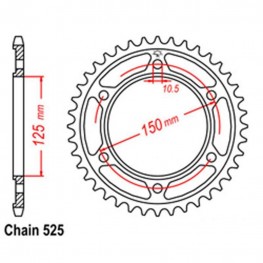 Rear Sprocket KTM 525