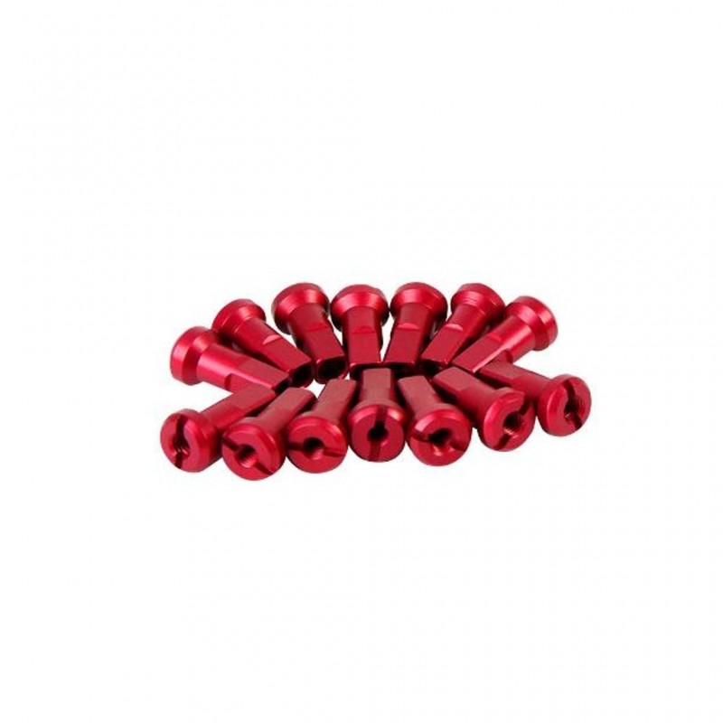 SPOKE Nipple Alloy Rear Red 8G