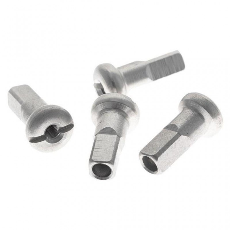 SPOKE Nipple Alloy Rear Silver 8G