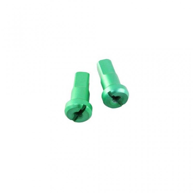 SPOKE Nipple Alloy Rear Green 8G