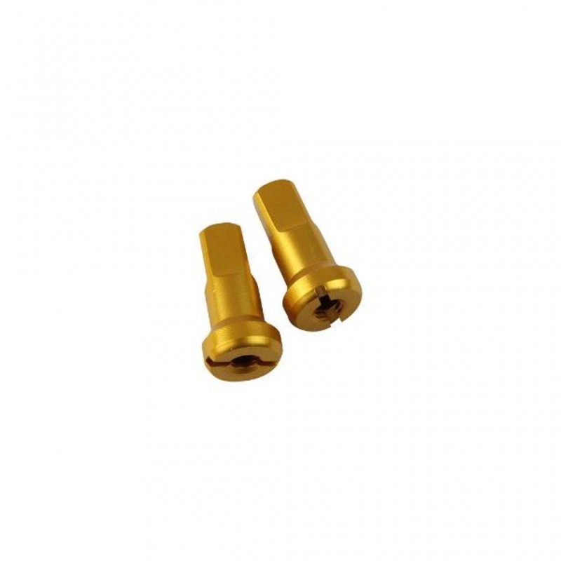 SPOKE Nipple Alloy Front Gold 9G