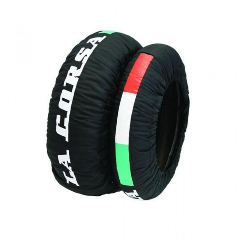 LA CORSA Tyre Warmers 3 Stage 120/17 Front 190/17 Rear